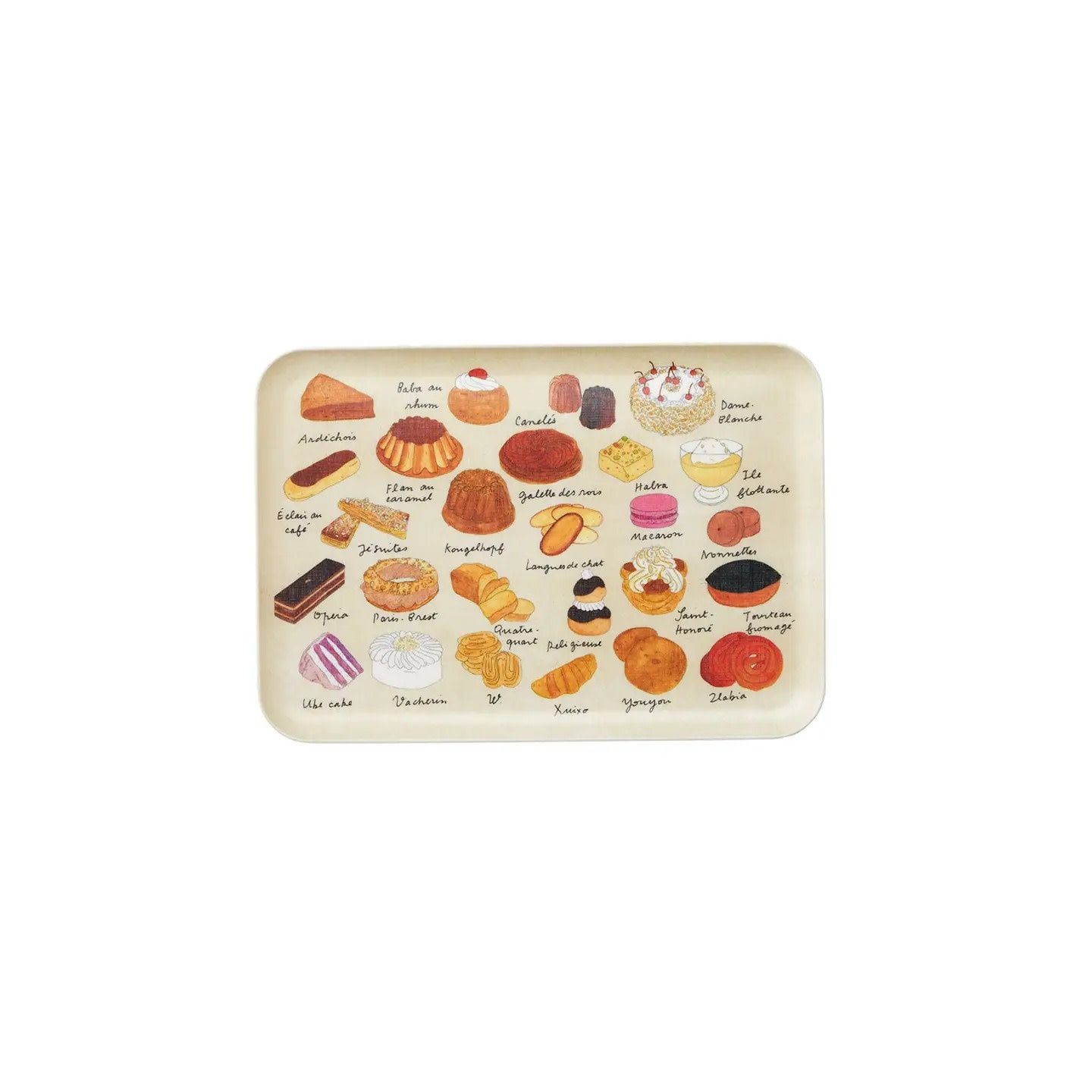 Linen Coated Tray (M) Isabelle Boinot Gateau
