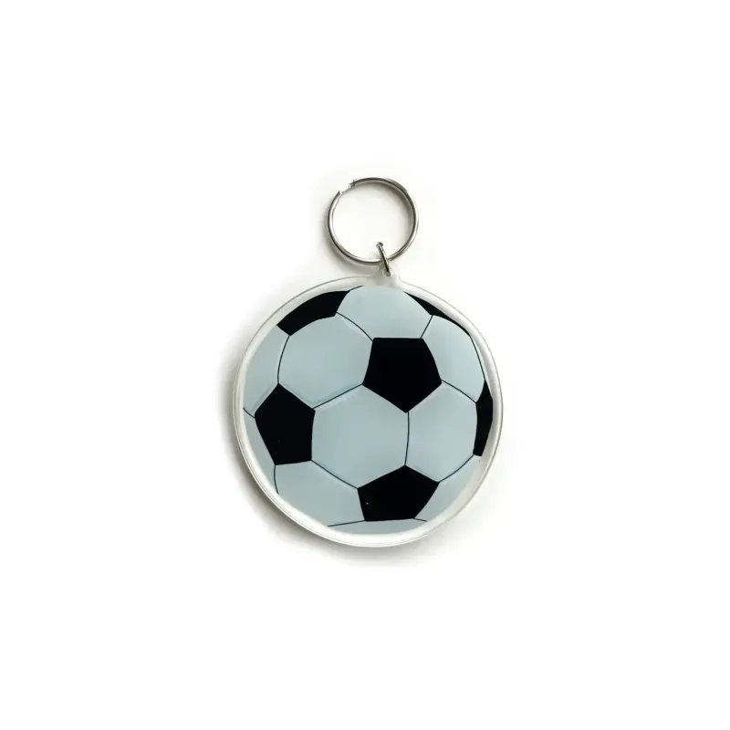 Soccer Ball Acrylic Keychain