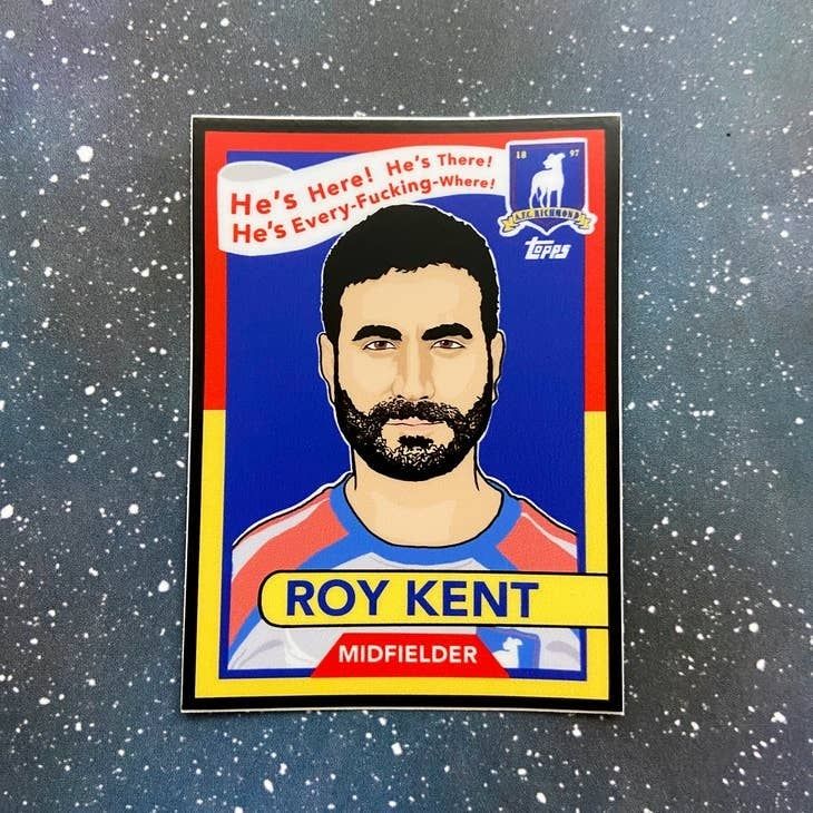 Ted Lasso Roy Kent Trading Card Sticker