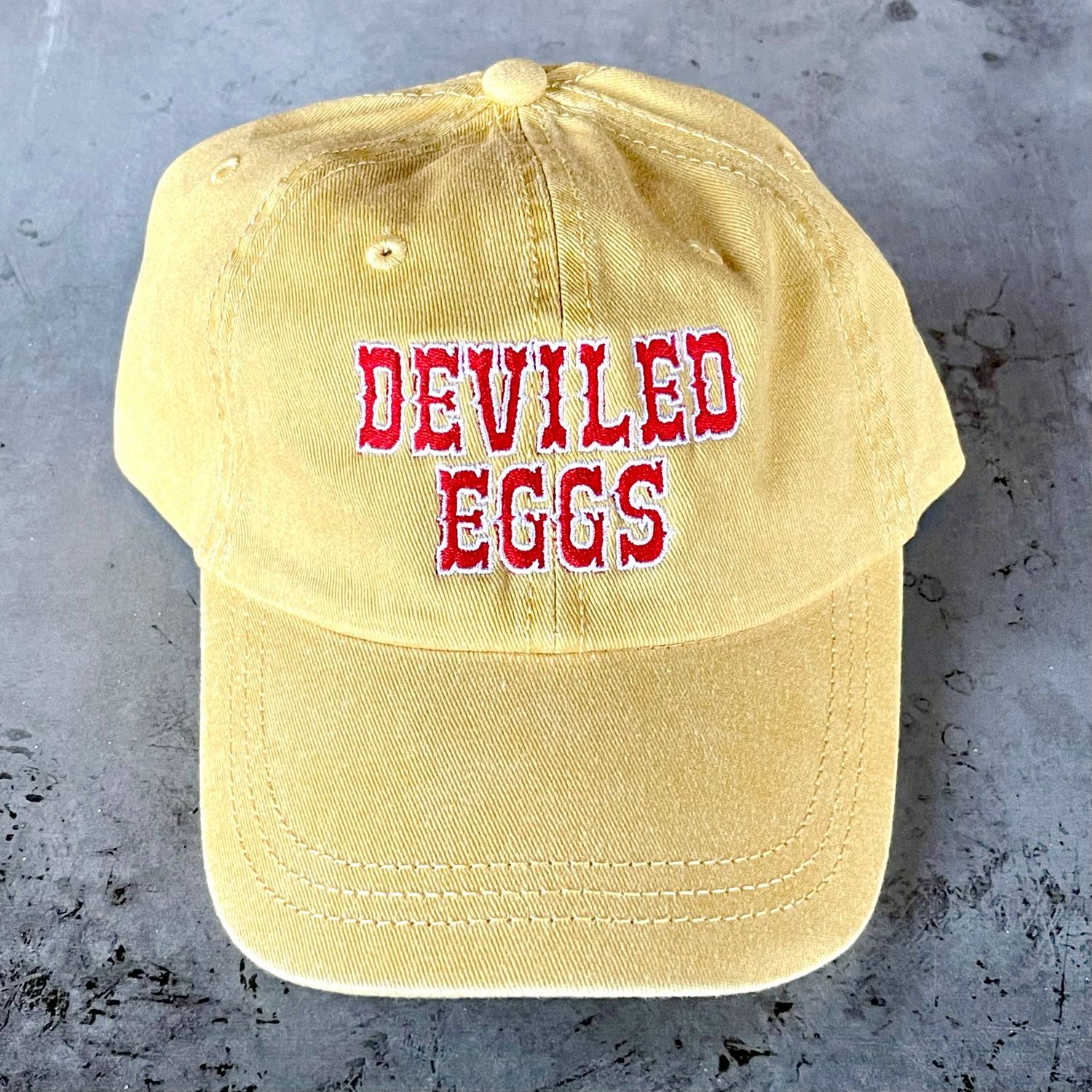 Silver Spider Deviled Eggs Baseball Cap