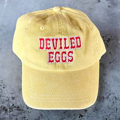 Silver Spider Deviled Eggs Baseball Cap