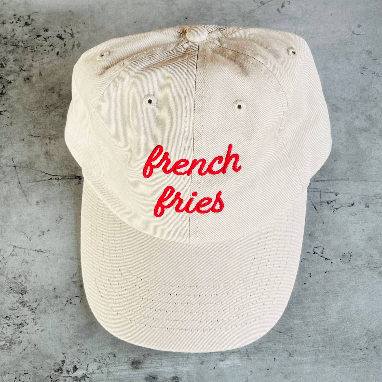 Silver Spider French Fries Baseball Cap
