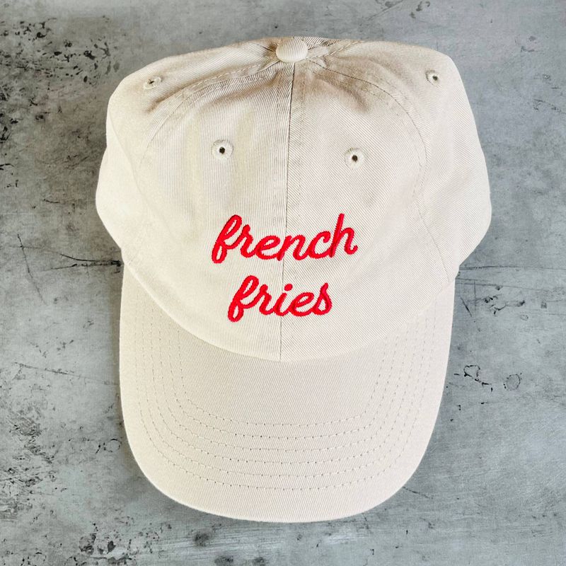 Silver Spider French Fries Baseball Cap