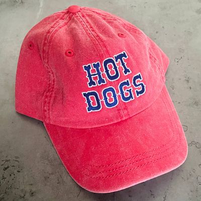 Silver Spider Hot Dogs Baseball Cap