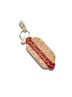 Solar Eclipse NYC Hot Dog Bag Charm + Keychain