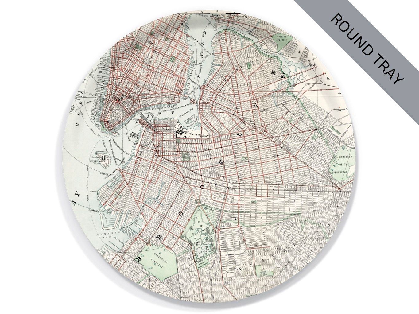 Brooklyn Serving Tray  Round