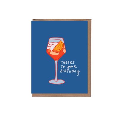 Scratch &amp; Sniff Aperol Spritz Birthday