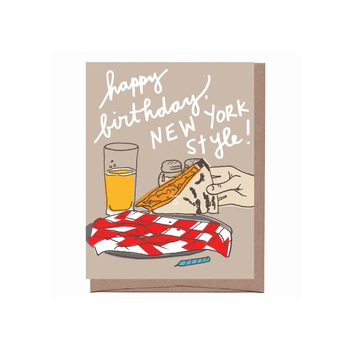 Scratch &amp; Sniff NYC Pizza Birthday