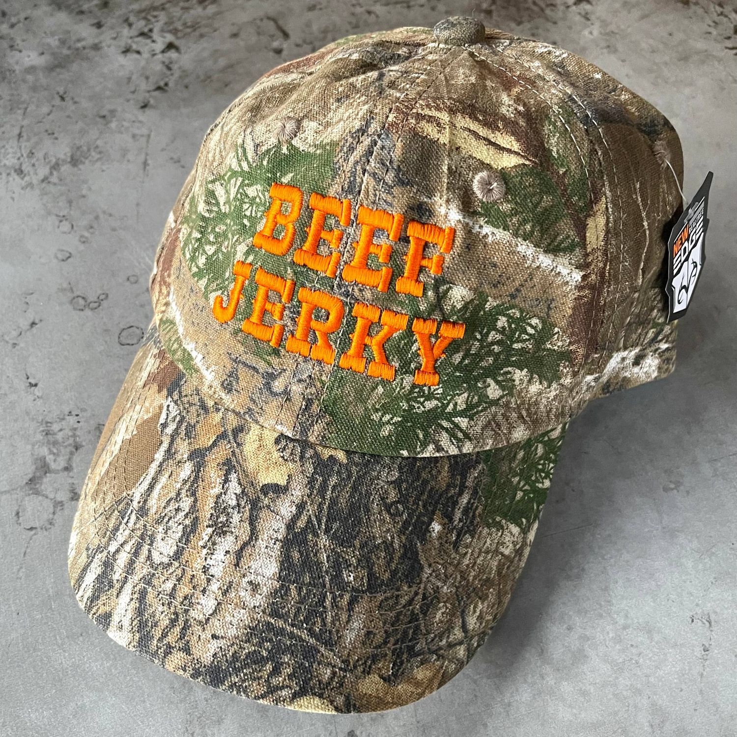 Silver Spider Beef Jerky Camo Baseball Cap