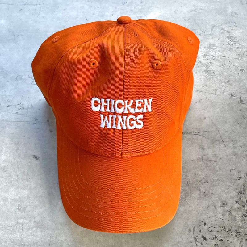 Silver Spider Chicken Wings Baseball Cap