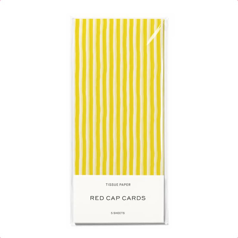 Tissue Paper Yellow Stripe