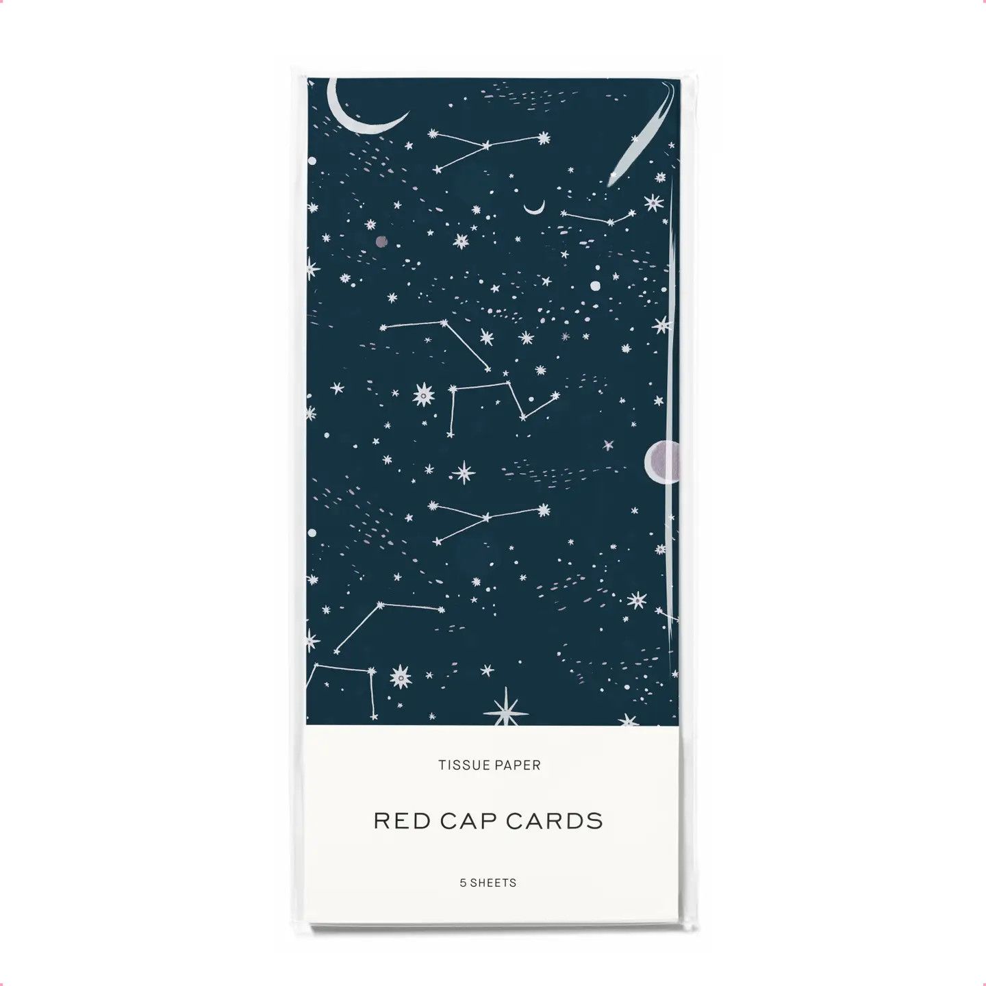 Tissue Paper Moon &amp; Stars