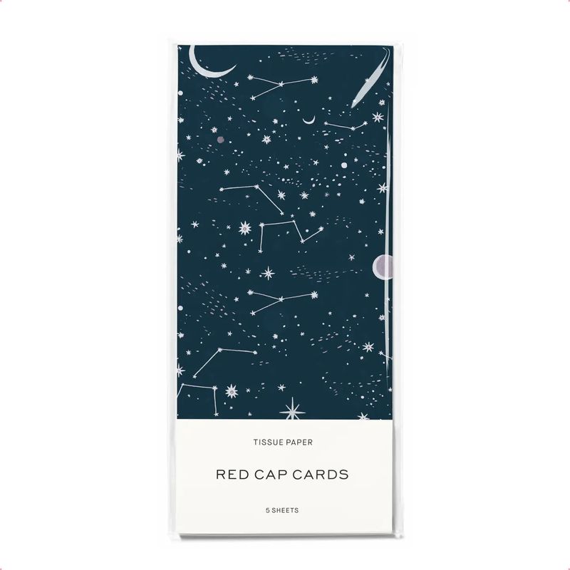 Tissue Paper Moon &amp; Stars