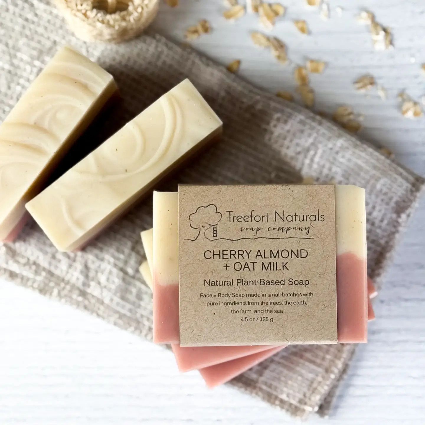 Cherry Almond + Oat Milk Soap * Limited