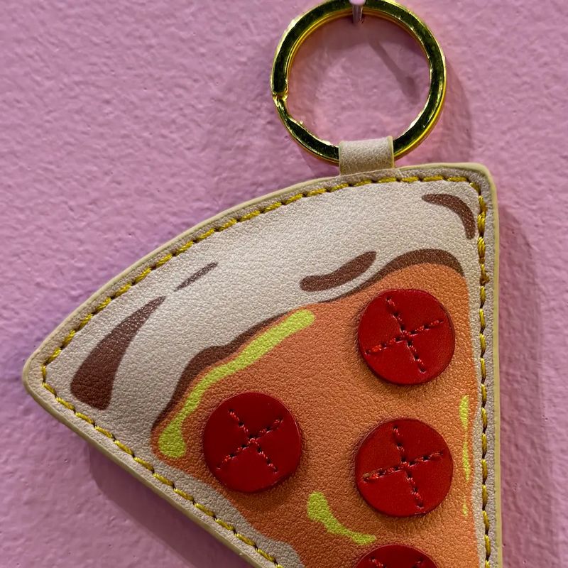 Pizza Keychain