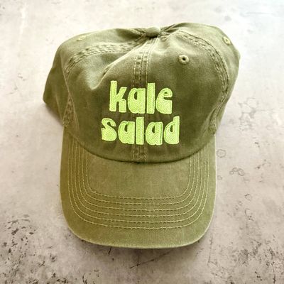 Silver Spider Kale Salad Baseball Cap