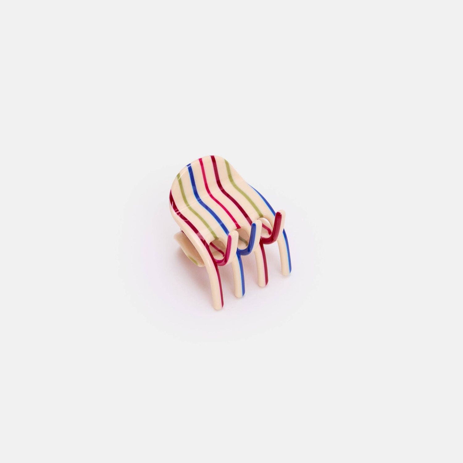 Chunks Midi Ursa Claw in Vanilla Stripe