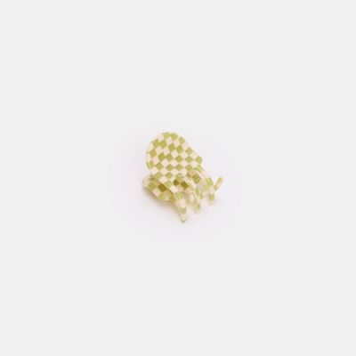 Chunks Mini Claw in Olive Check