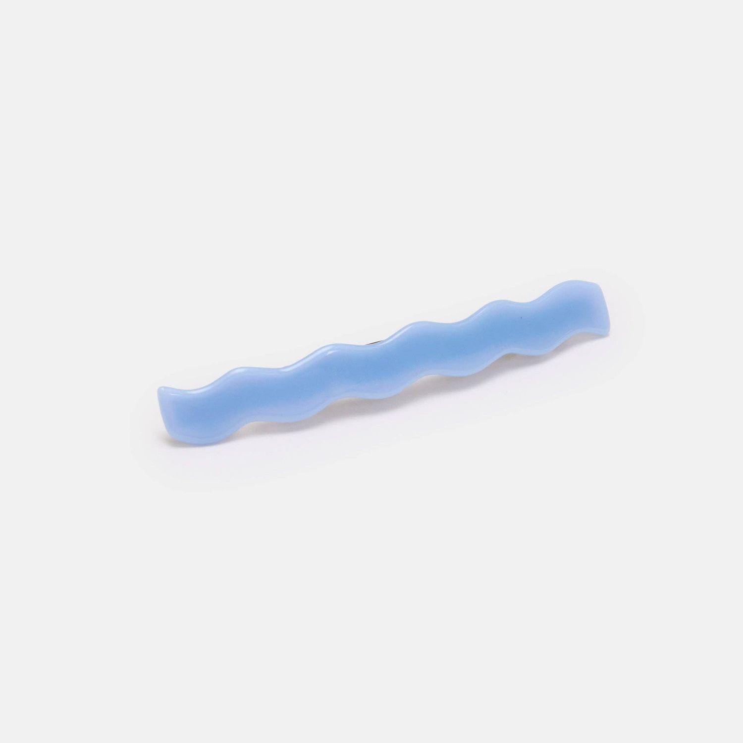 Chunks Skinny Wave Barrette in Periwinkle