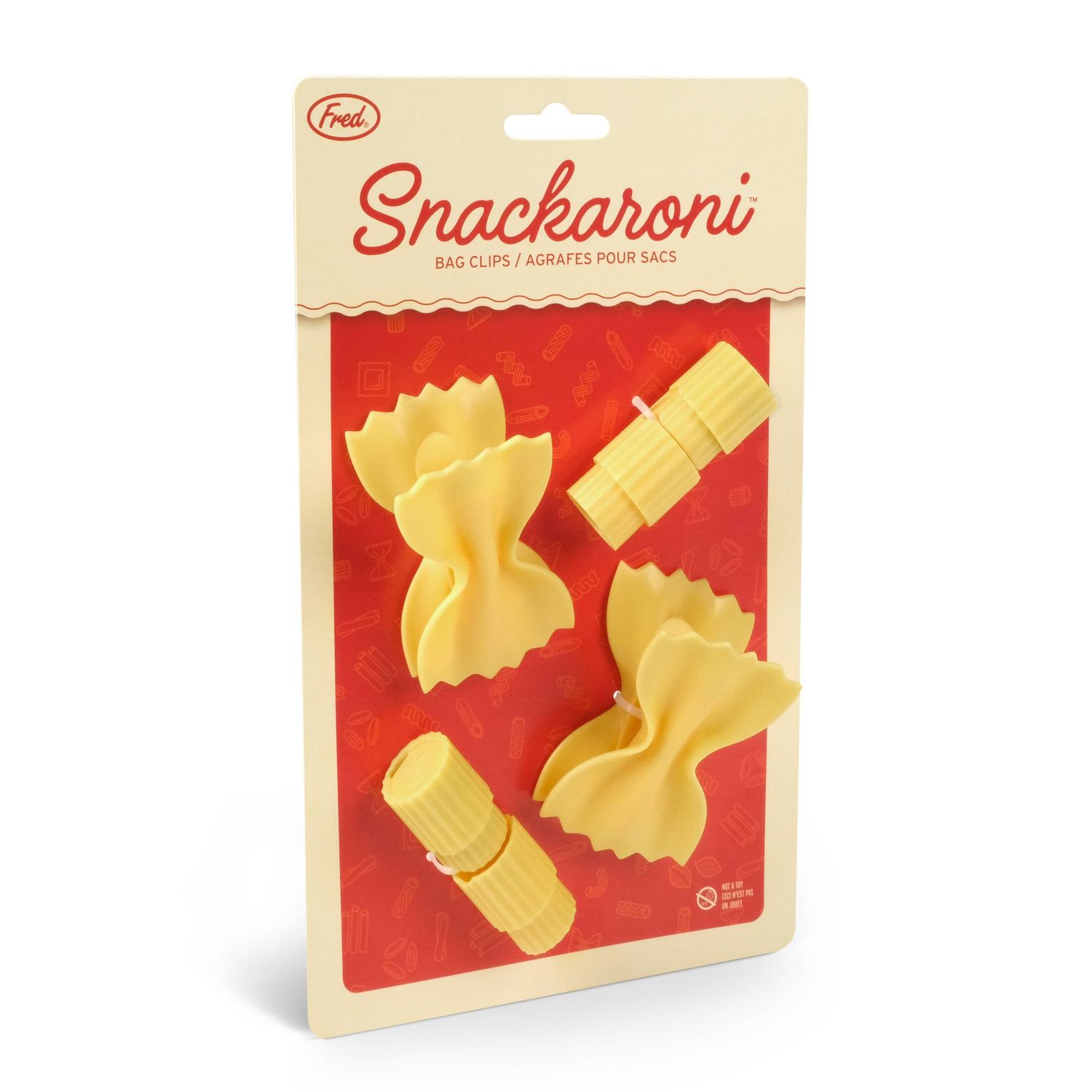 Fred Snackaroni Pasta Bag Clips