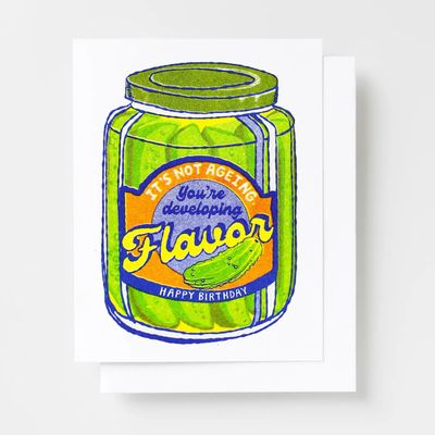 Pickle Developing Flavor Risograph Happy Birthday