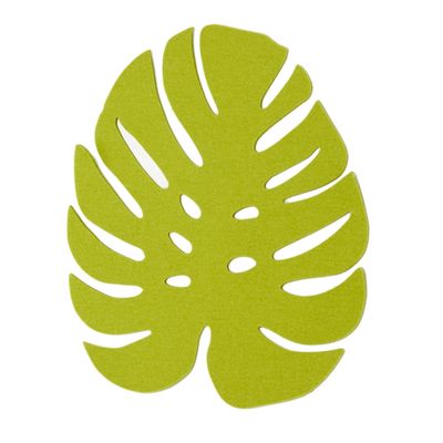 Graf &amp; Lantz Felt Monstera Trivet Pistachio Large