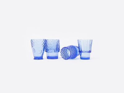 Koifish Stackable Glasses Blue