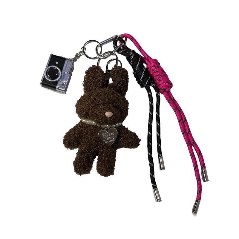 Louisa lee Bag Charm BS234 Pearl Bunny