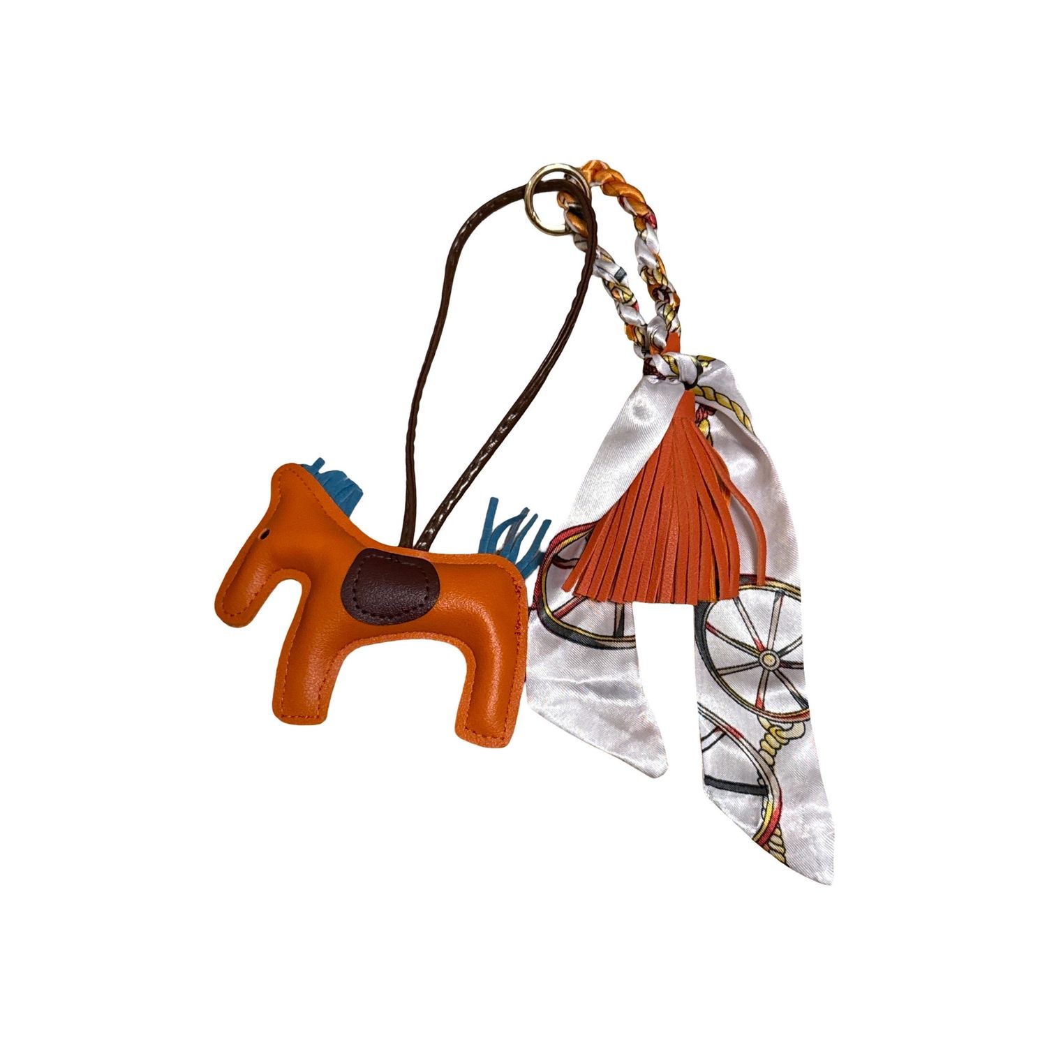Louisa lee Handbag Charm BS275 Orange Horse