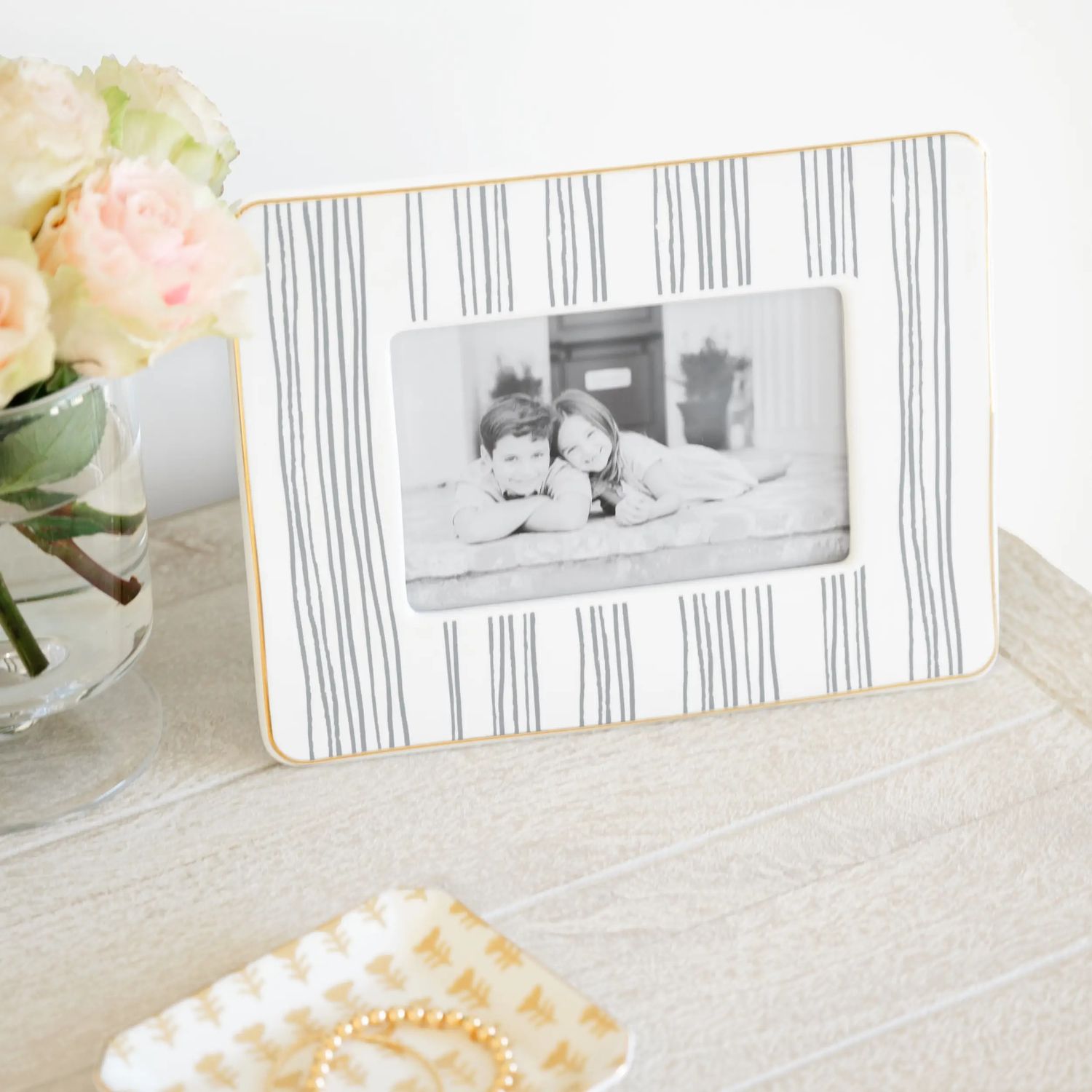 Picture Frame, Slate Stripe