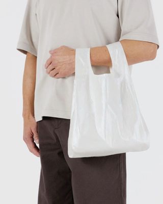 Baggu Reusable Bag Baby Pearl Metallic