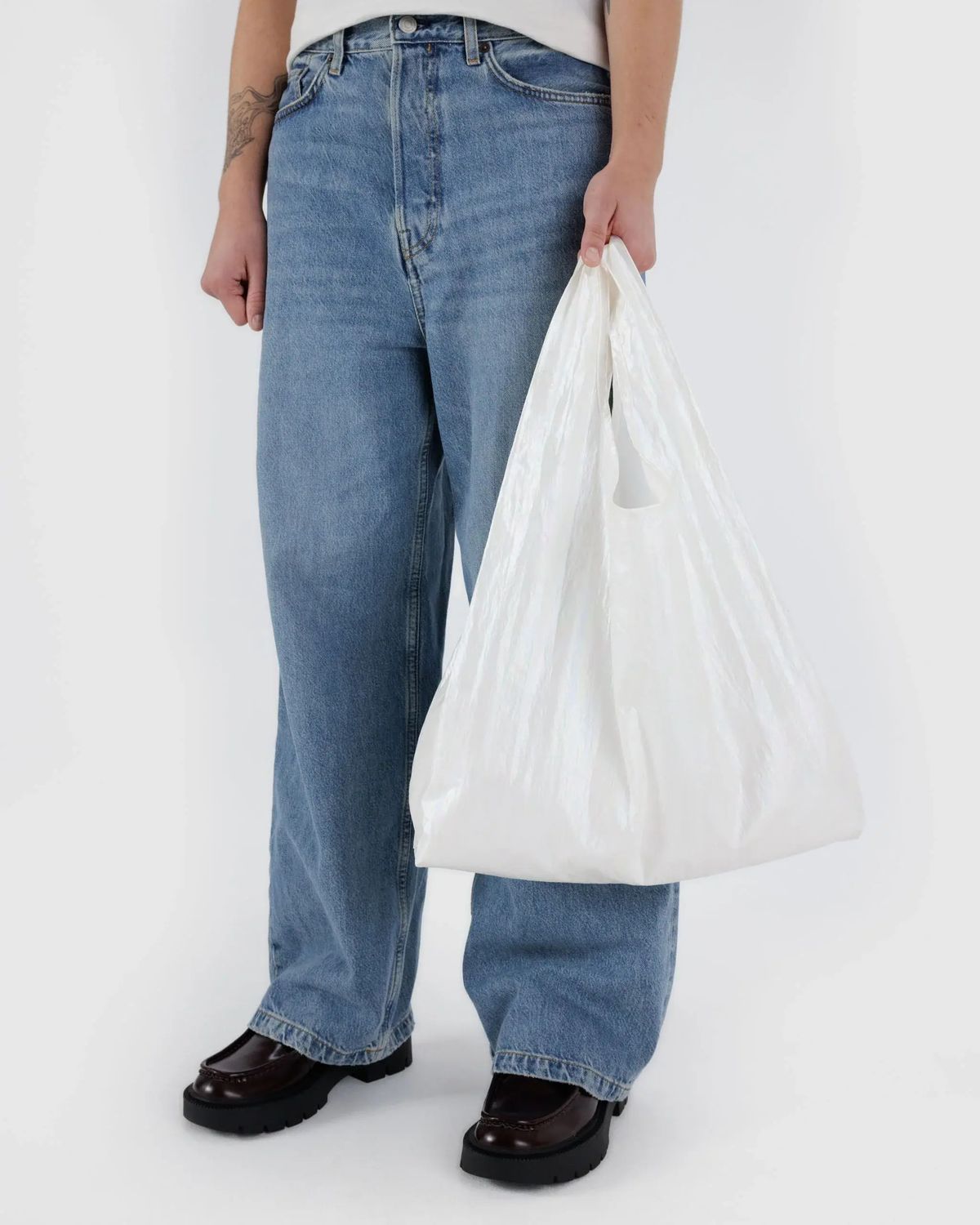 Baggu Reusable Bag Standard Pearl Metallic