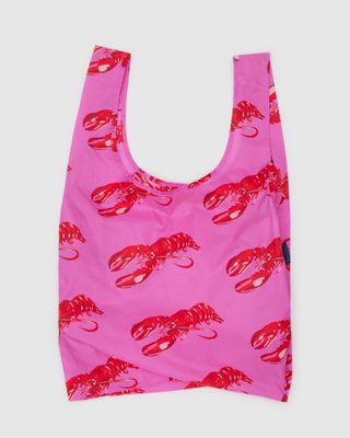 Baggu Reusable Bag Standard Pink Lobster