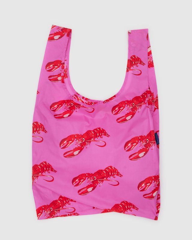 Baggu Reusable Bag Standard Pink Lobster