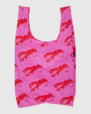 Baggu Reusable Bag Big Pink Lobster