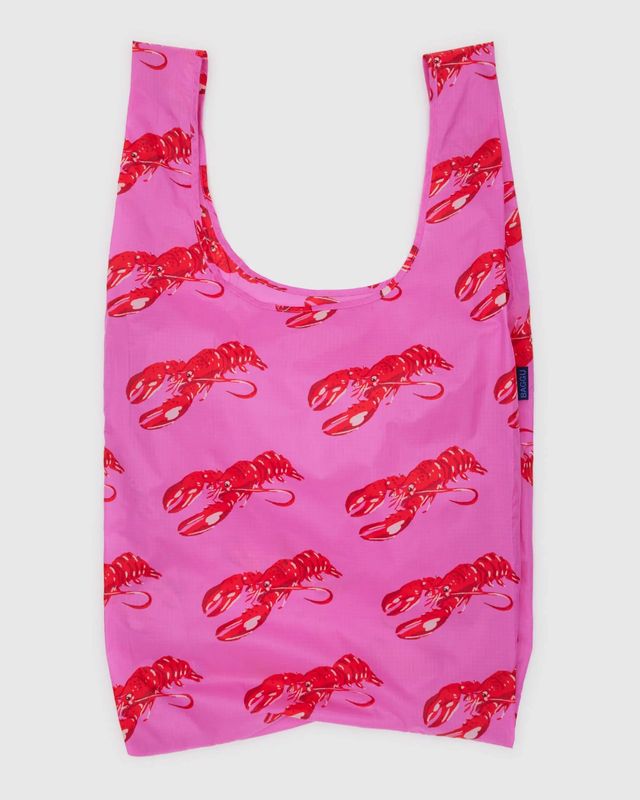 Baggu Reusable Bag Big Pink Lobster