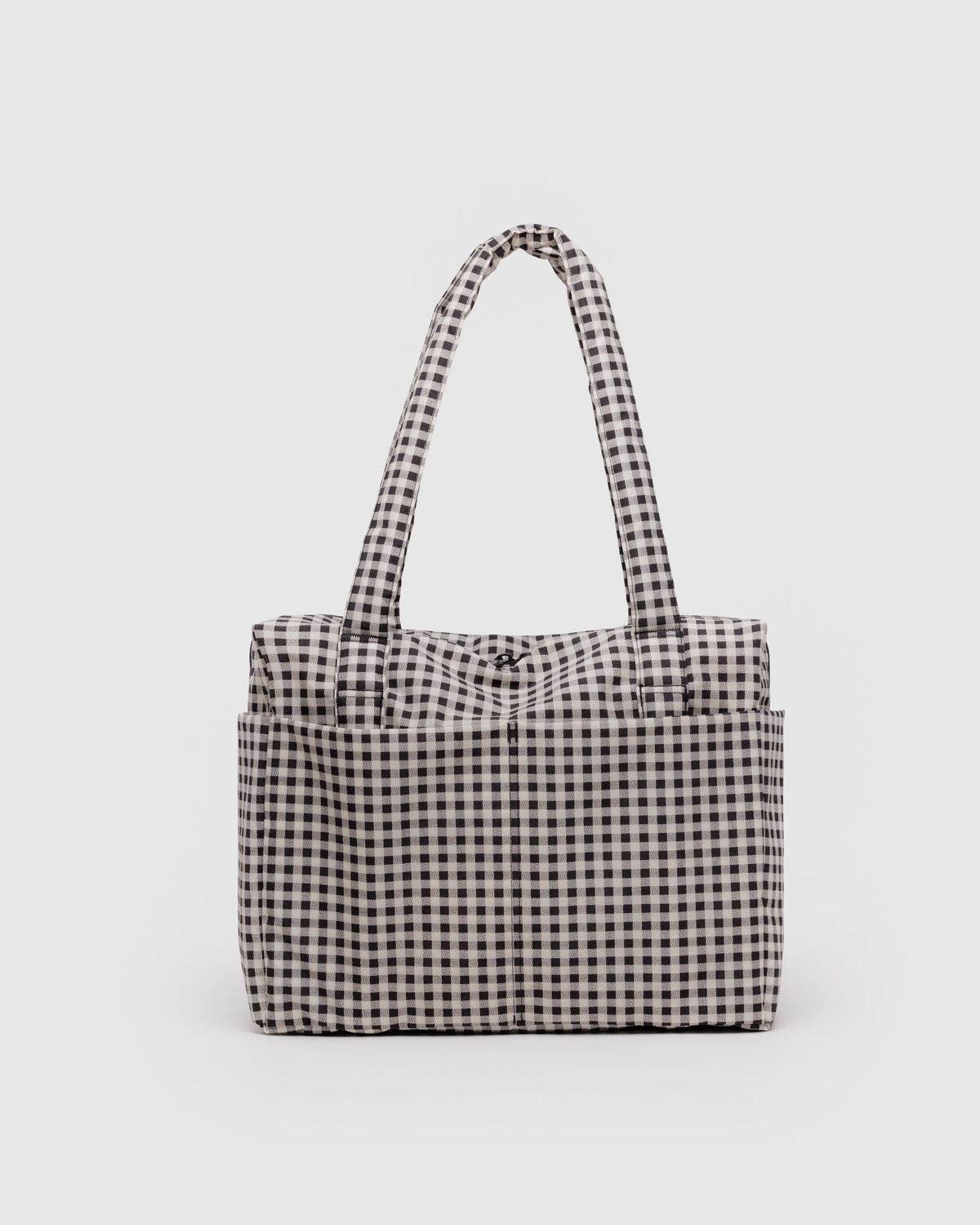 Baggu Small Cloud Carry-On Black &amp; White Gingham