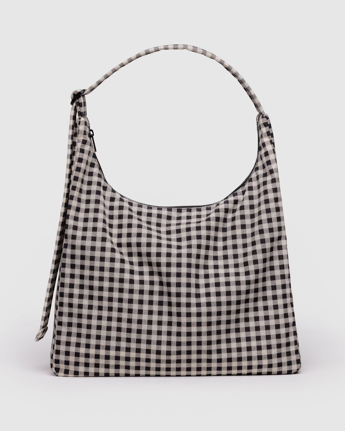 Baggu Nylon Shoulder Bag Black &amp; White Gingham