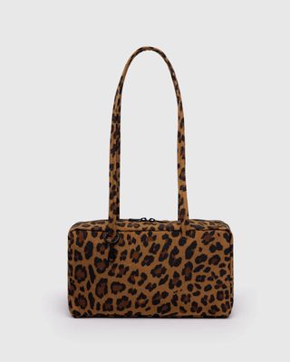 Baggu Nylon Bowler Bag Leopard