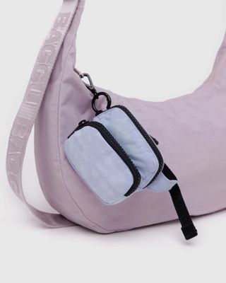 Baggu Bag Charm Fanny Pack Lavender Grey