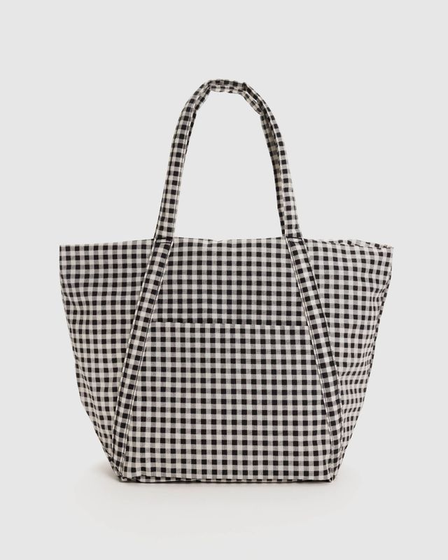 Baggu Cloud Bag Black &amp; White Gingham