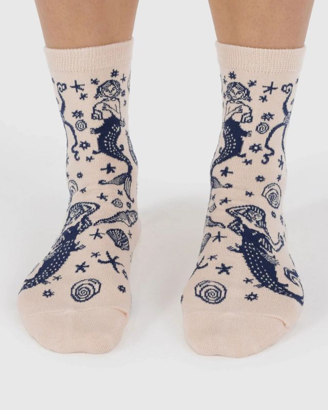 Baggu Crew Socks Mermaid