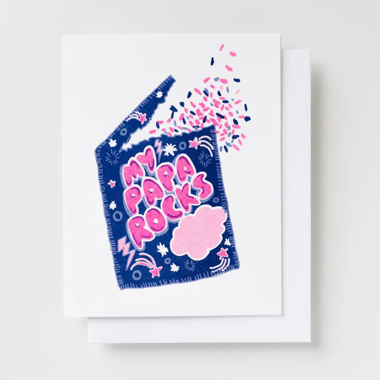 My Papa Rocks Risograph