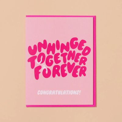 Unhinged Together Forever Wedding Engagement