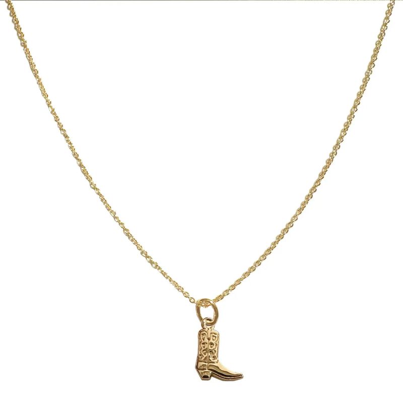 Magic Charm Cowgirl Boot Necklace
