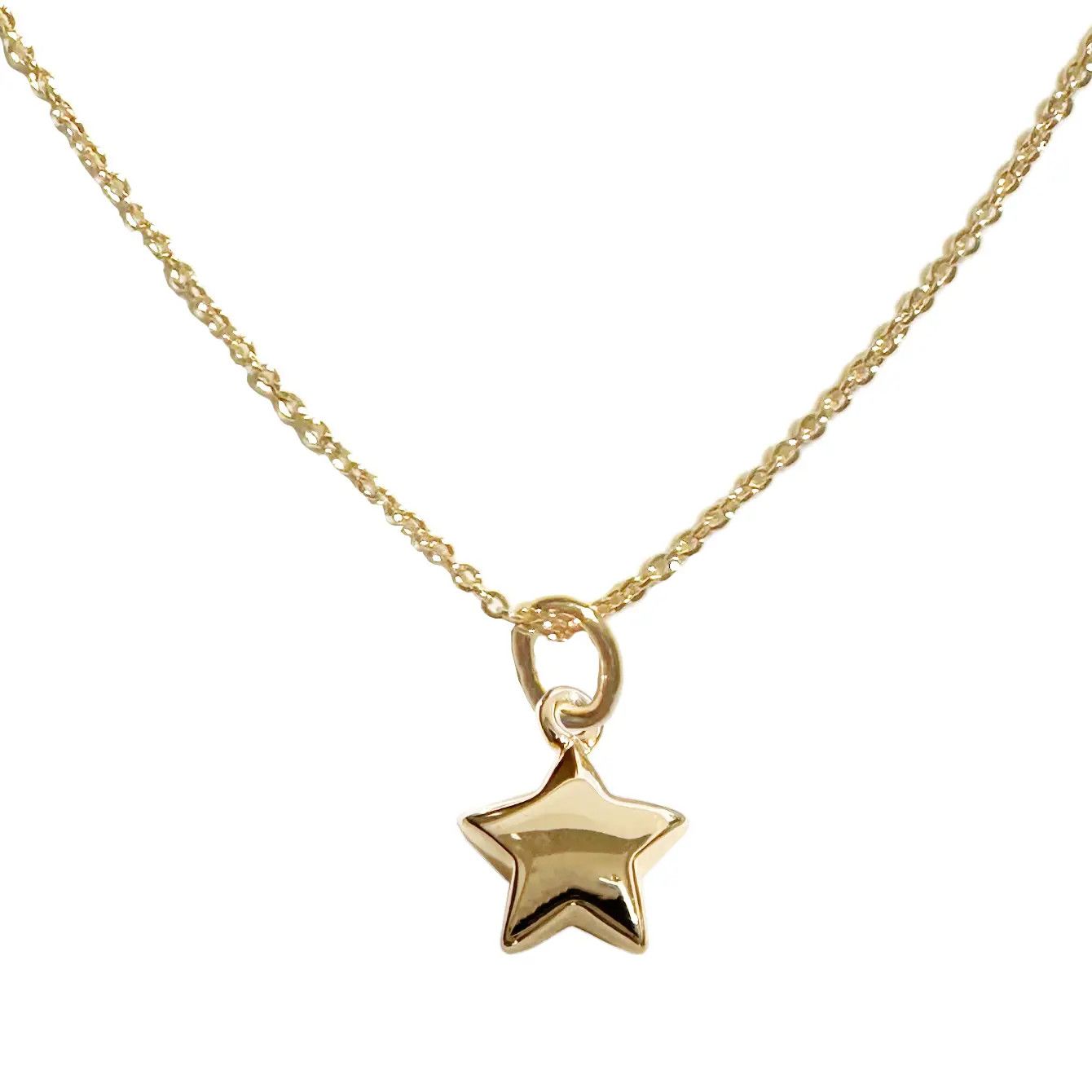 Magic Charm Puffy Star Necklace