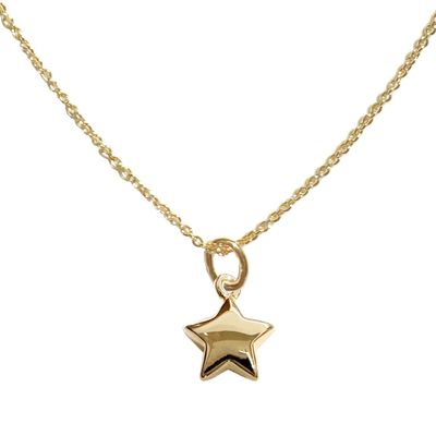 Magic Charm Puffy Star Necklace