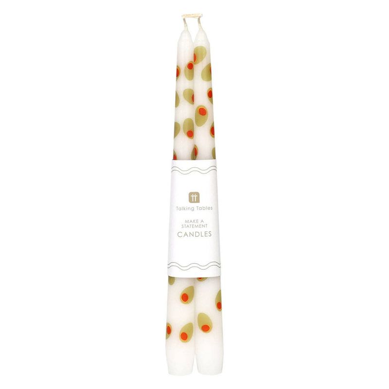 Talking Tables Olive Taper Dinner Candles