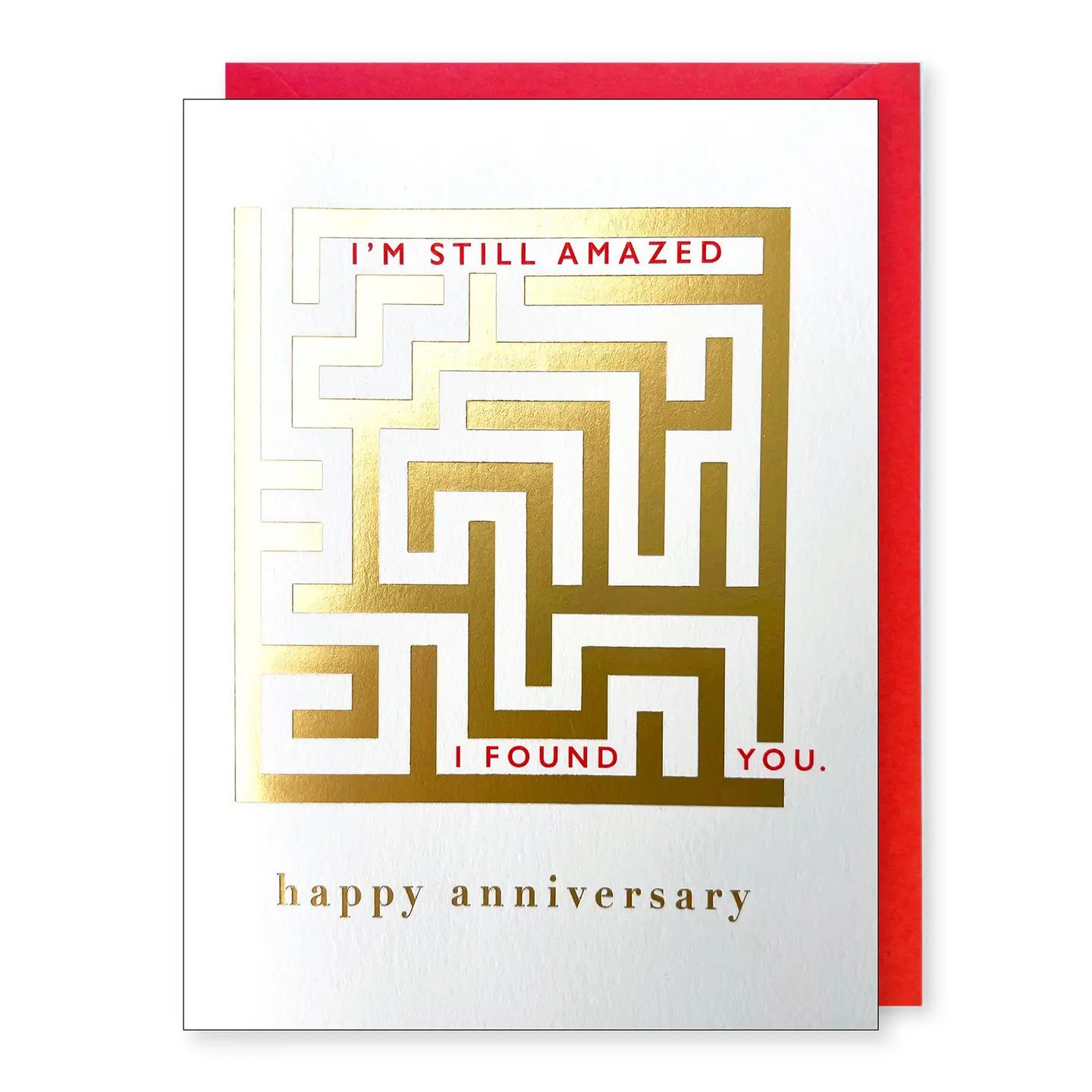 A-Mazed Anniversary Card