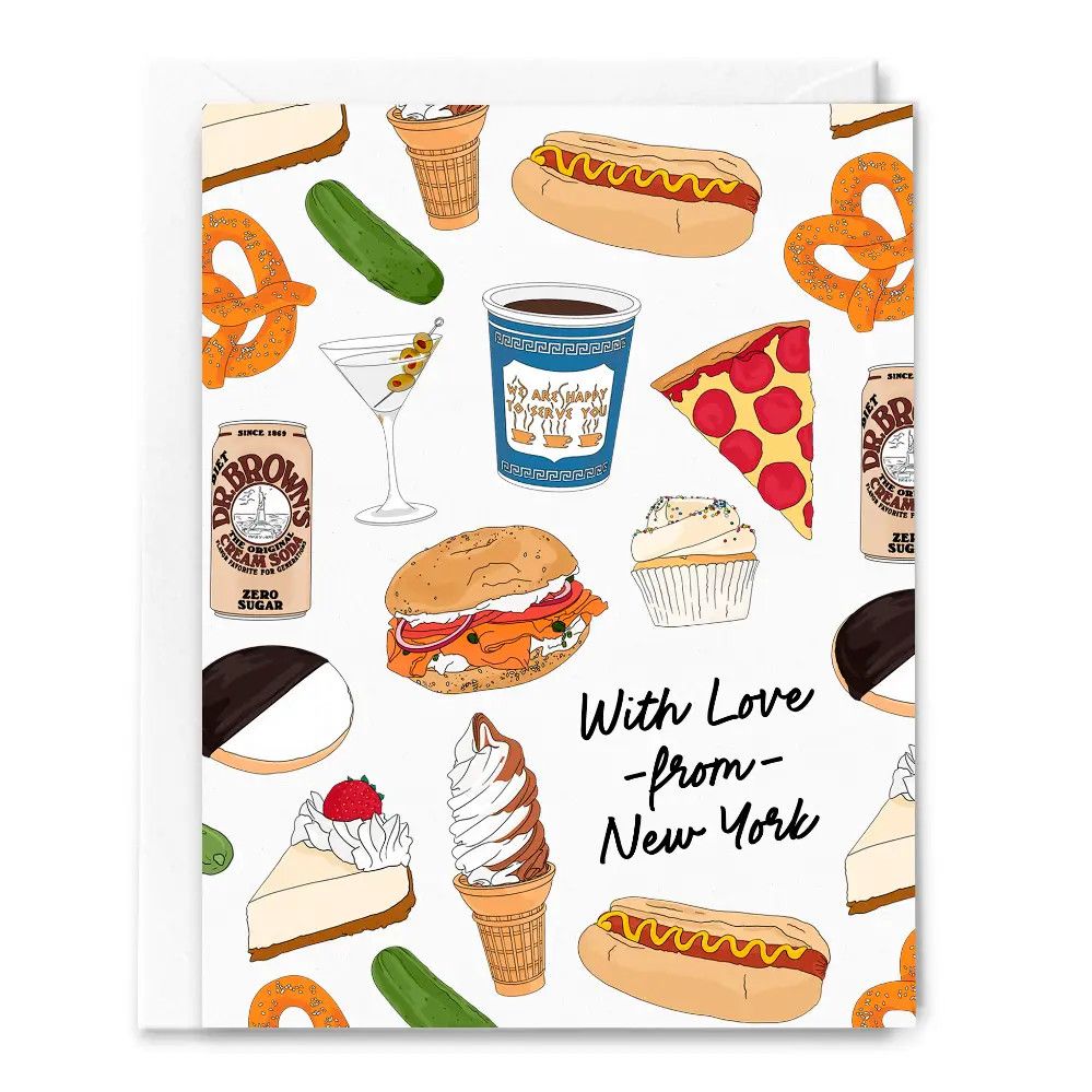 With Love from NY Food Card
